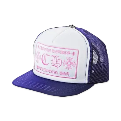 Chrome Hearts Trucker Cap CH "Purple/Pink"