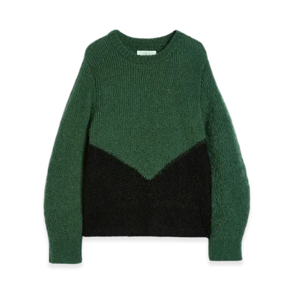 Jil Sander Wool Blend Crew-Neck Sweater "Kiwi"
