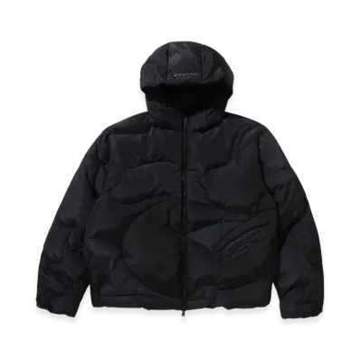 A BATHING APE Mega Color Camo Quilted Down Jacket "Black"