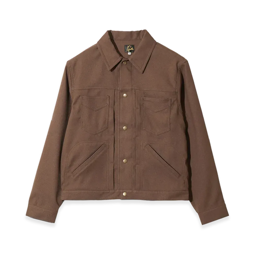 NEEDLES Penny Jean Jacket - Poly Twill "Brown"