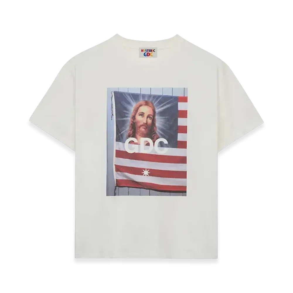HYSTERIC GLAMOUR x GDC Flag T Shirt "White"