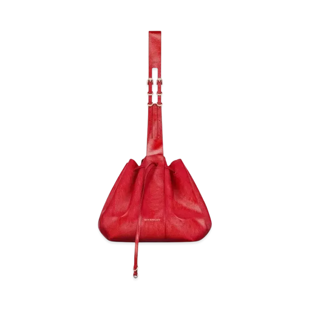 GIVENCHY Medium Pumpkin Bag In Patent Leather "Vermillon/Red"