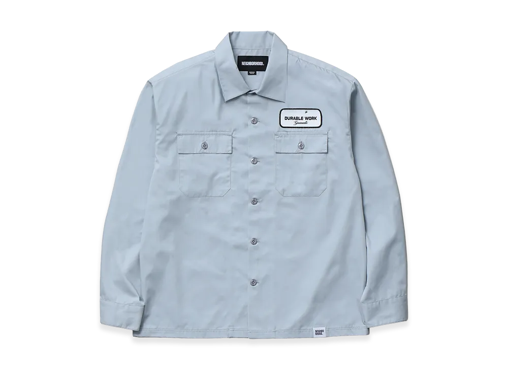 NEIGHBORHOOD Classic Work Shirt LS-1 "Gray"
