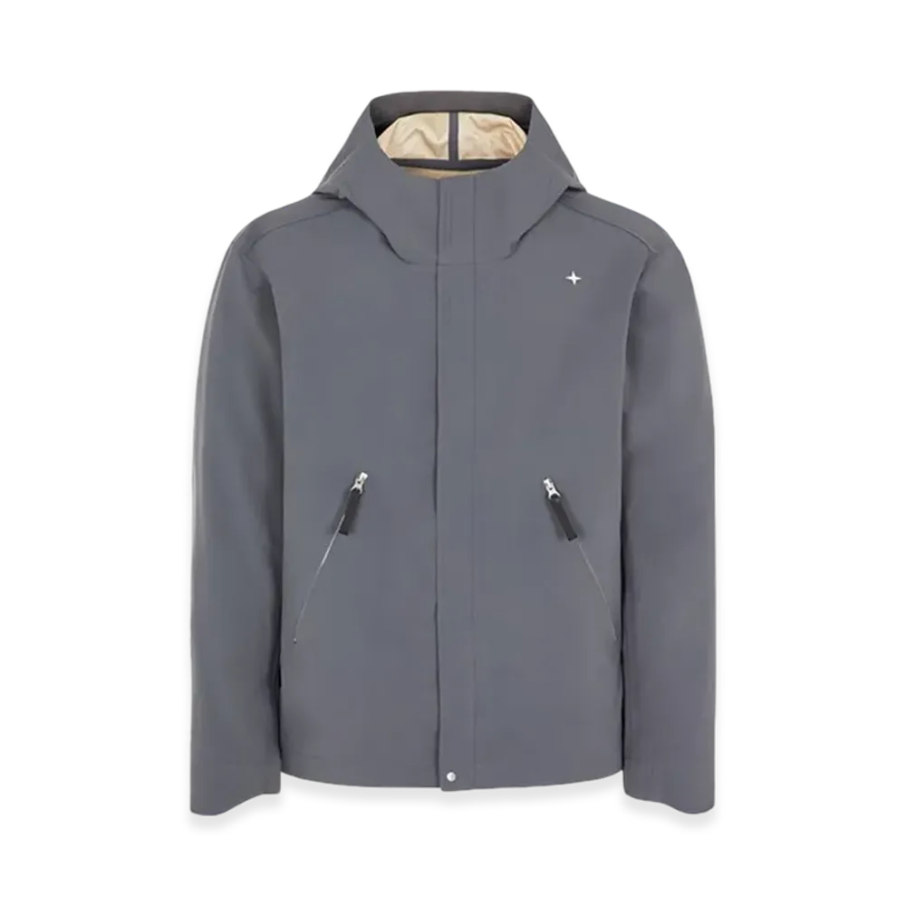 Stone Island 402G1 Stellina 3L Nylon Hooded Jacket - 23FW "Lead"