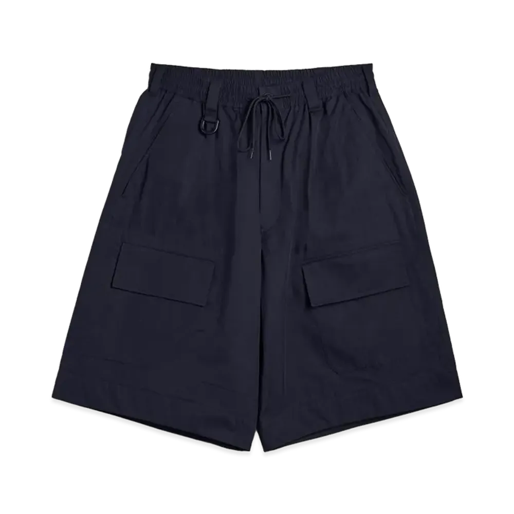 Y-3 Wide Leg Shorts "Black"