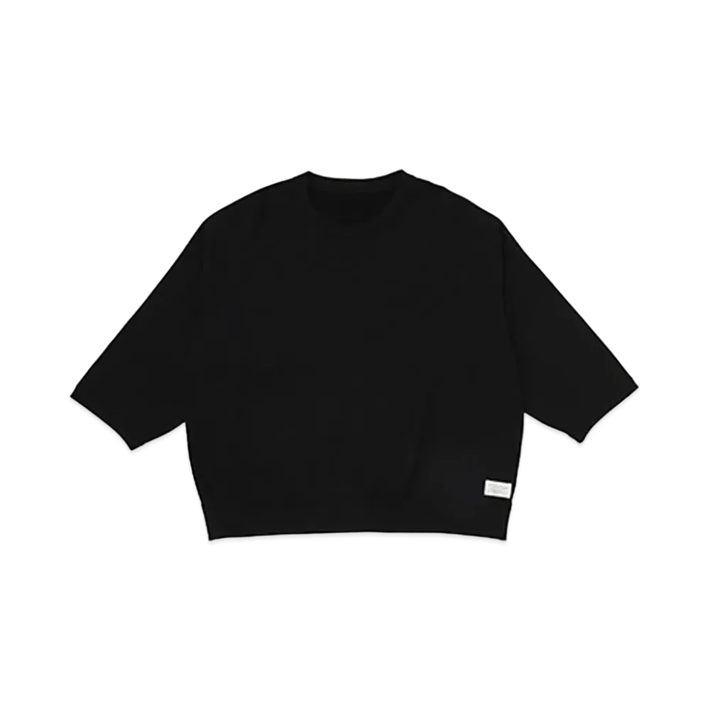 visvim VS AMPLUS SWEAT 3/4 (SUPERFINE) "Black"