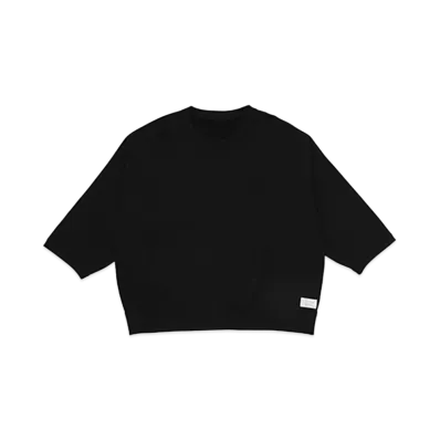 visvim VS AMPLUS SWEAT 3/4 (SUPERFINE) "Black"