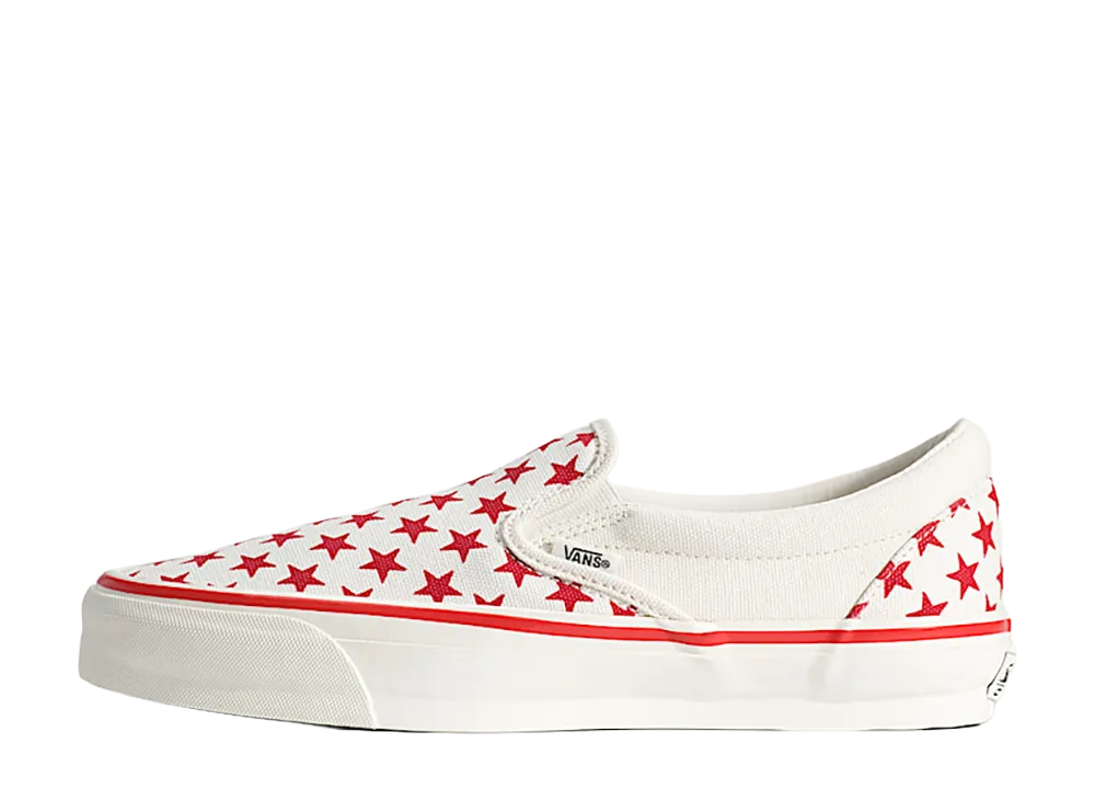 Vans Premium Classic Slip-On "Racing Red/Marshmallow White"