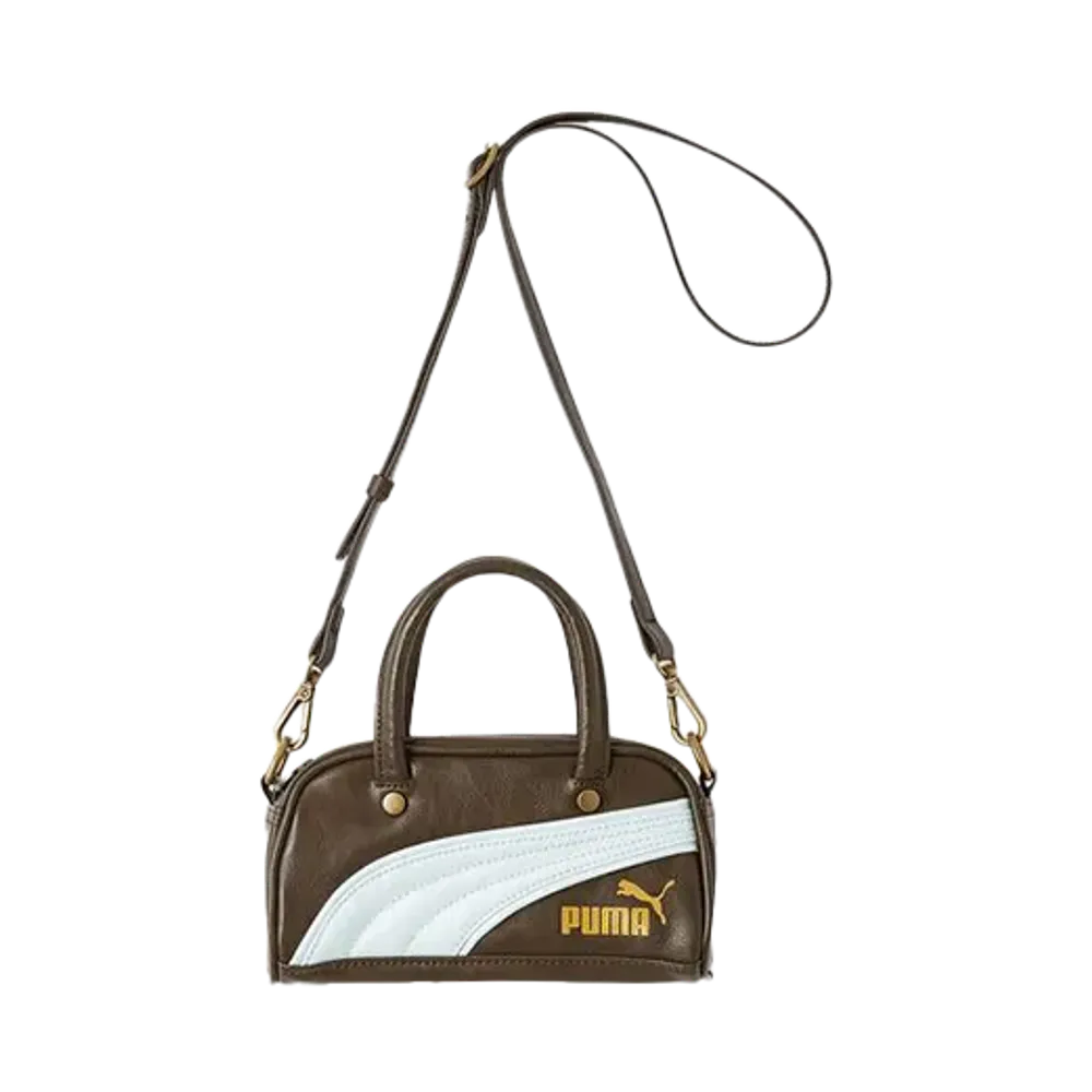 PUMA x SNIDEL Square Micro Grip Bag "Brown"