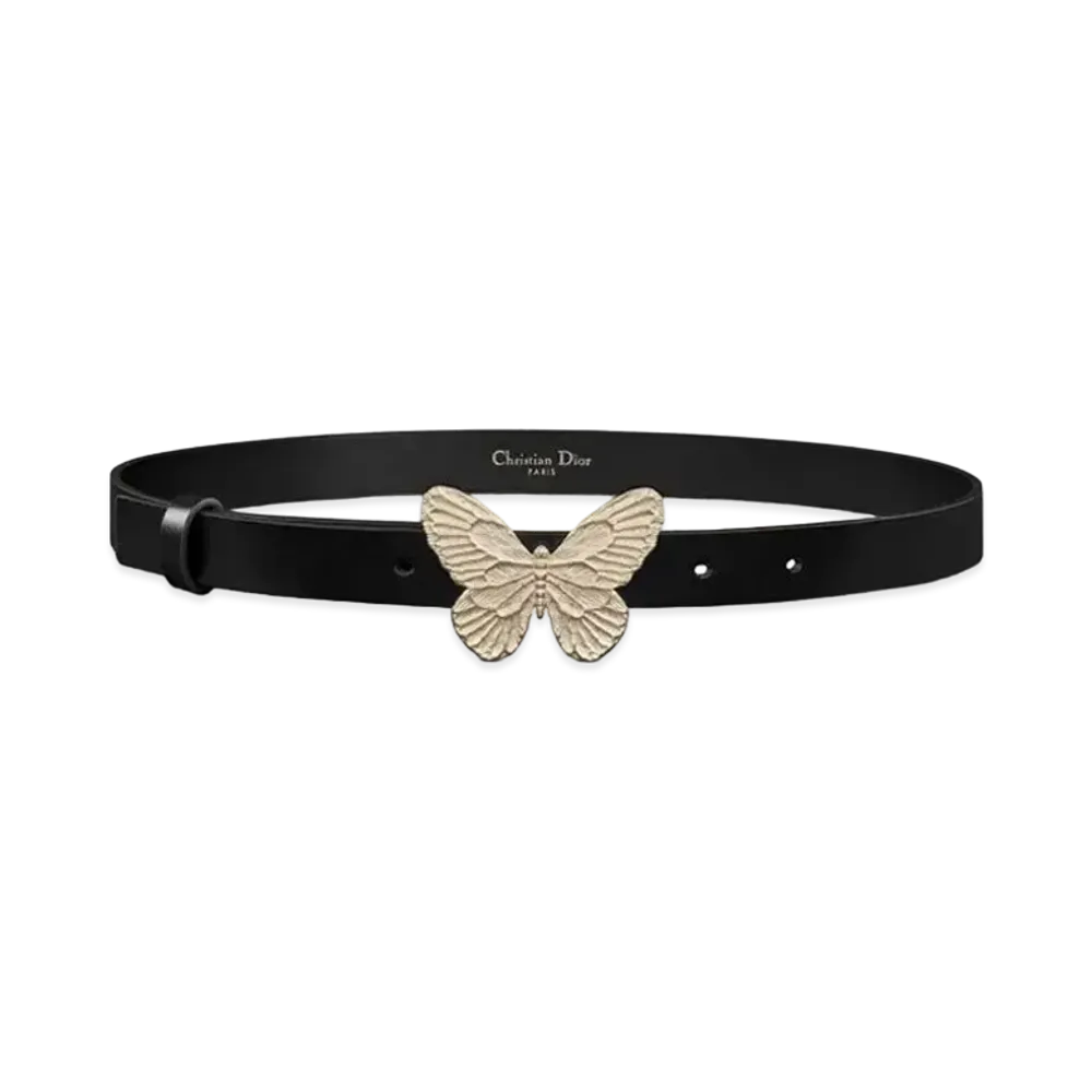 Dior Metamorphose Belt Ultrasmooth Calfskin 20mm "Matte Gold/Black"