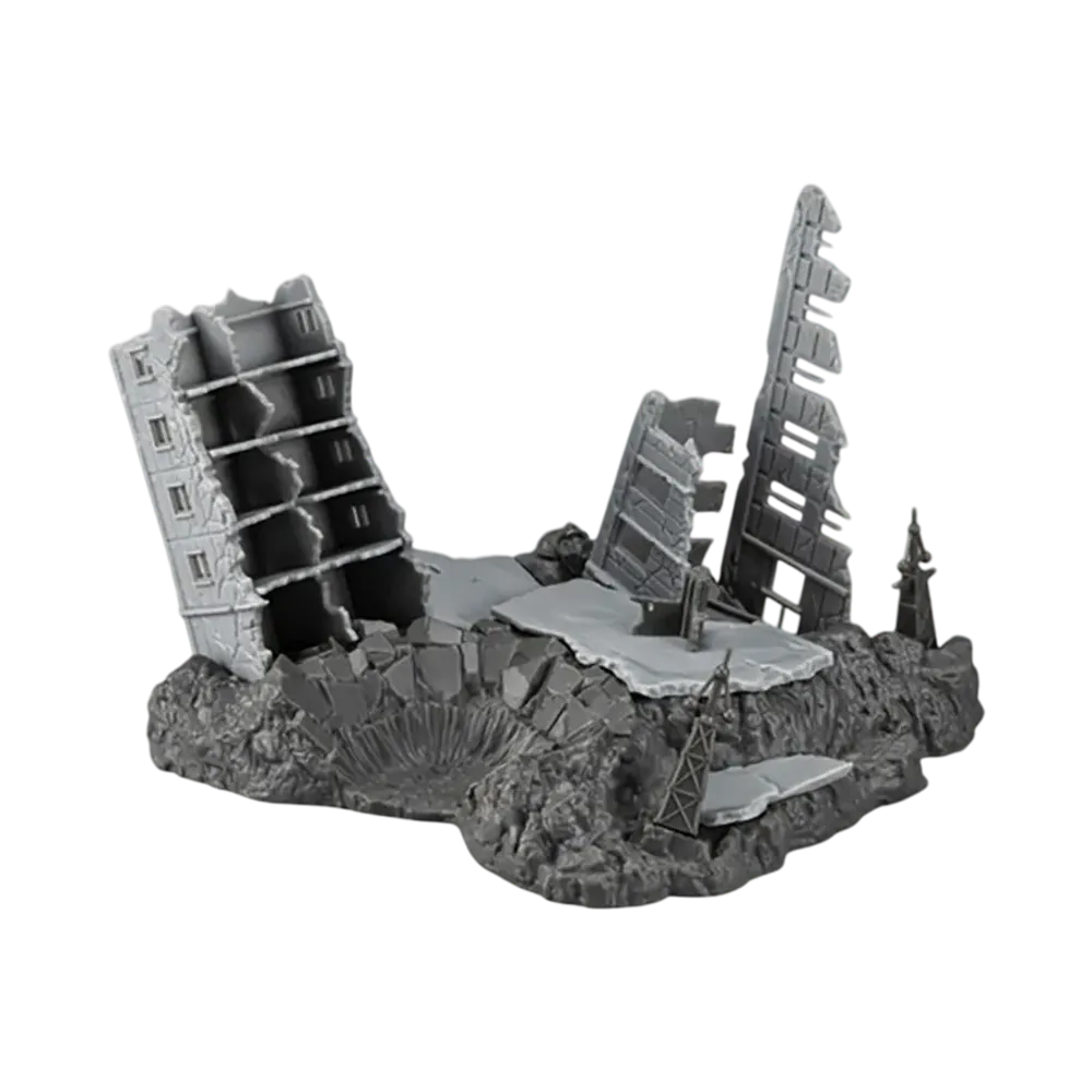 MegaHouse "Realistic Model Series G Structure" -Mobile Suit Gundam- [GS02M] New York City Ruins (Material Color Edition)