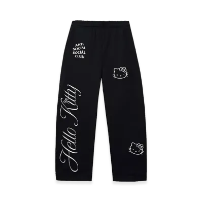 ANTI SOCIAL SOCIAL CLUB x Hello Kitty Ethereal Sweatpant "Black"