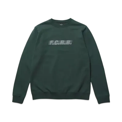 F.C.Real Bristol Effect Line Logo Team Crewneck Sweat "Green"
