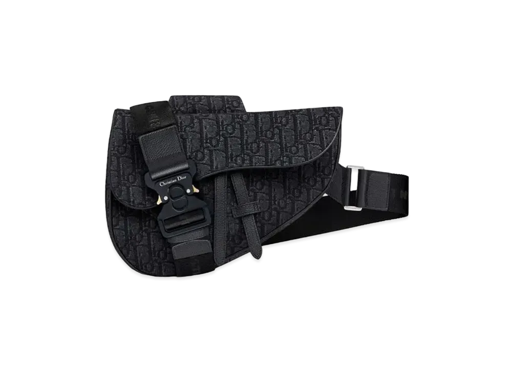 Dior Saddle Bag Dior Oblique Jacquard "Black"