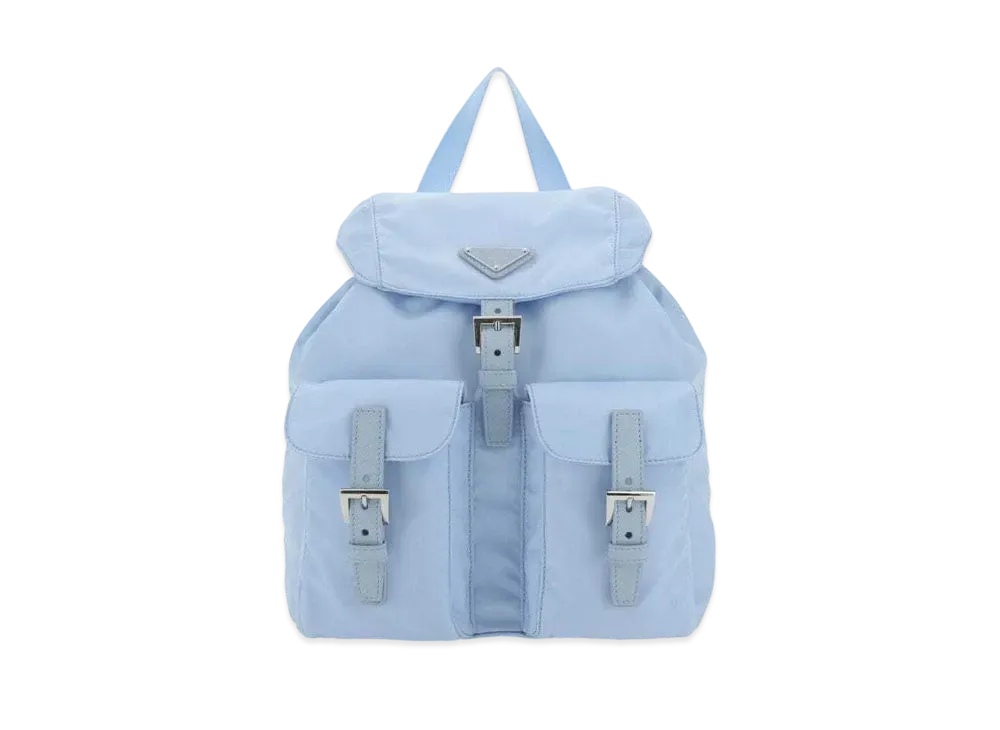 PRADA Small Re-Nylon Backpack "Light Blue"