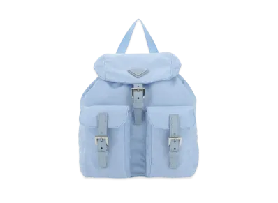 PRADA Small Re-Nylon Backpack "Light Blue"