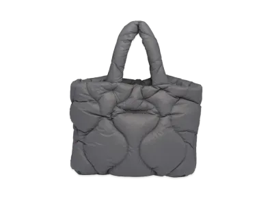 MIU MIU Padd Nylon Tote Bag "Light Gray"