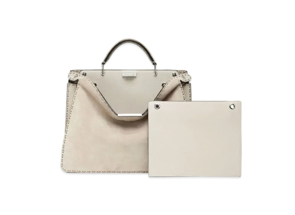 FENDI Peekaboo I See U Medium Leather "Beige"