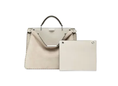 FENDI Peekaboo I See U Medium Leather "Beige"
