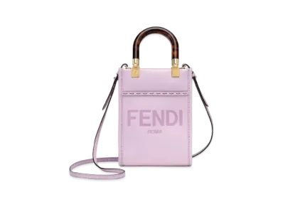 FENDI Sunshine Shopper Small Leather "Purple"