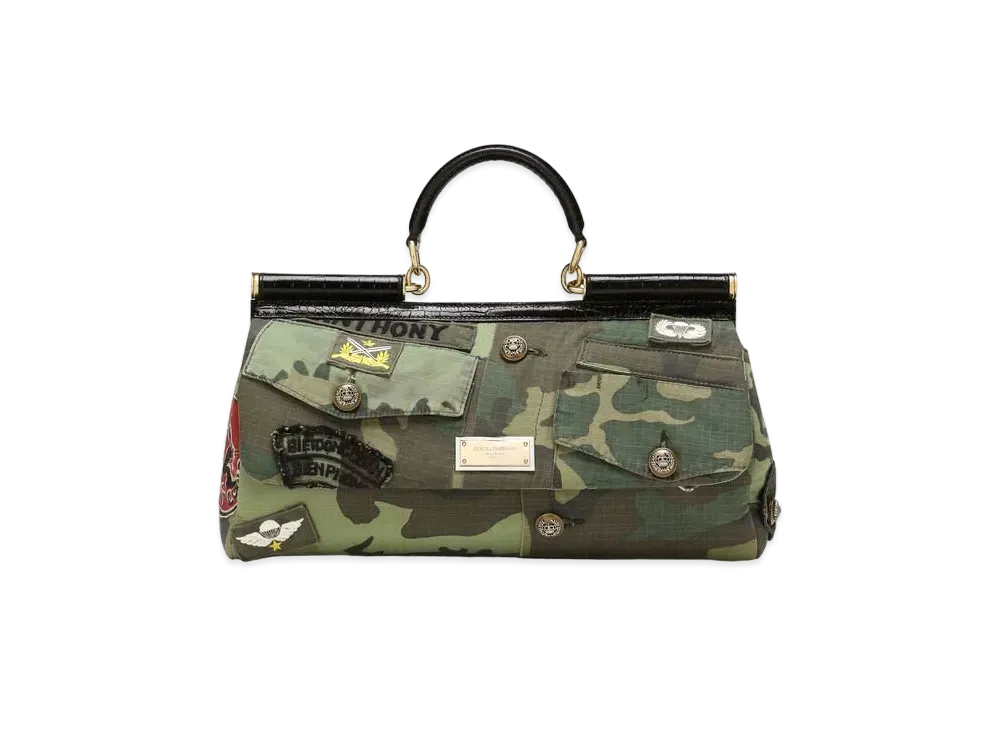 Dolce&Gabbana Sicily Back Patchwork Camouflage Decoration "Multicolor"