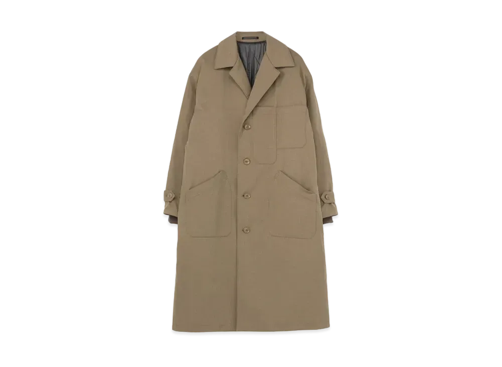Yohji Yamamoto Y's NYLON CHINO CLOTH LONG COAT "Beige"