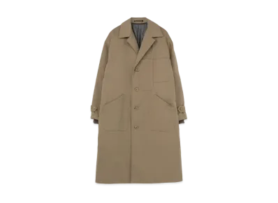 Yohji Yamamoto Y's NYLON CHINO CLOTH LONG COAT "Beige"