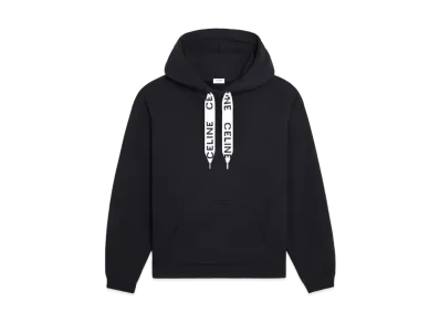 CELINE Loose Celine Sweatshirt / Cotton Fleece "Black"