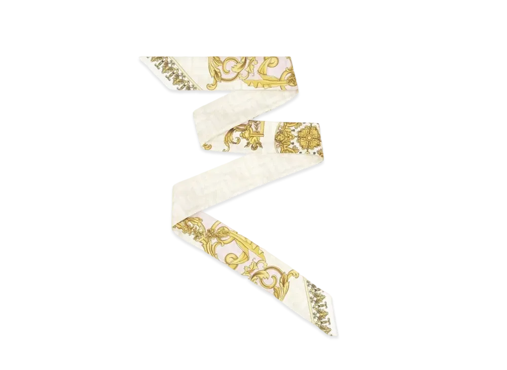 FENDI x Versace Fendace Multicolor Silk Bandeau "White"