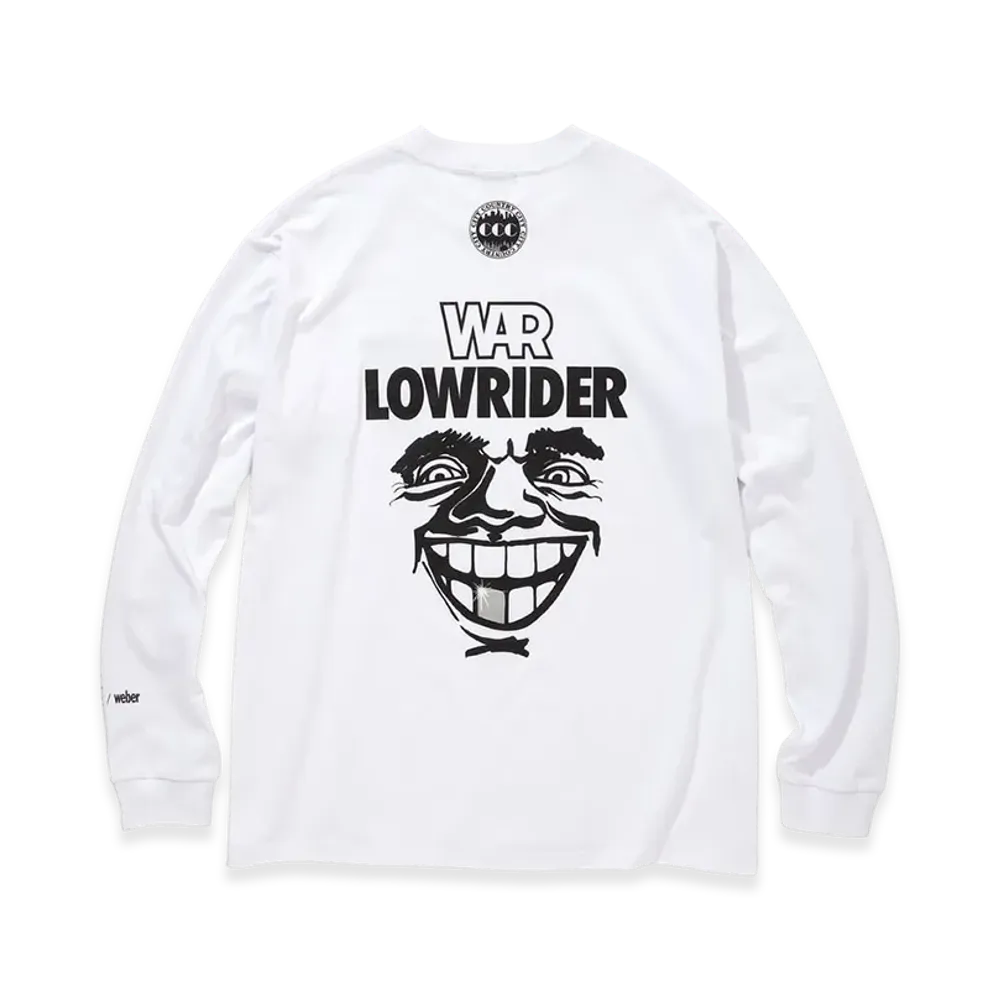 Weber x War x City Country City Long Sleeve T Shirt Lowrider "White"