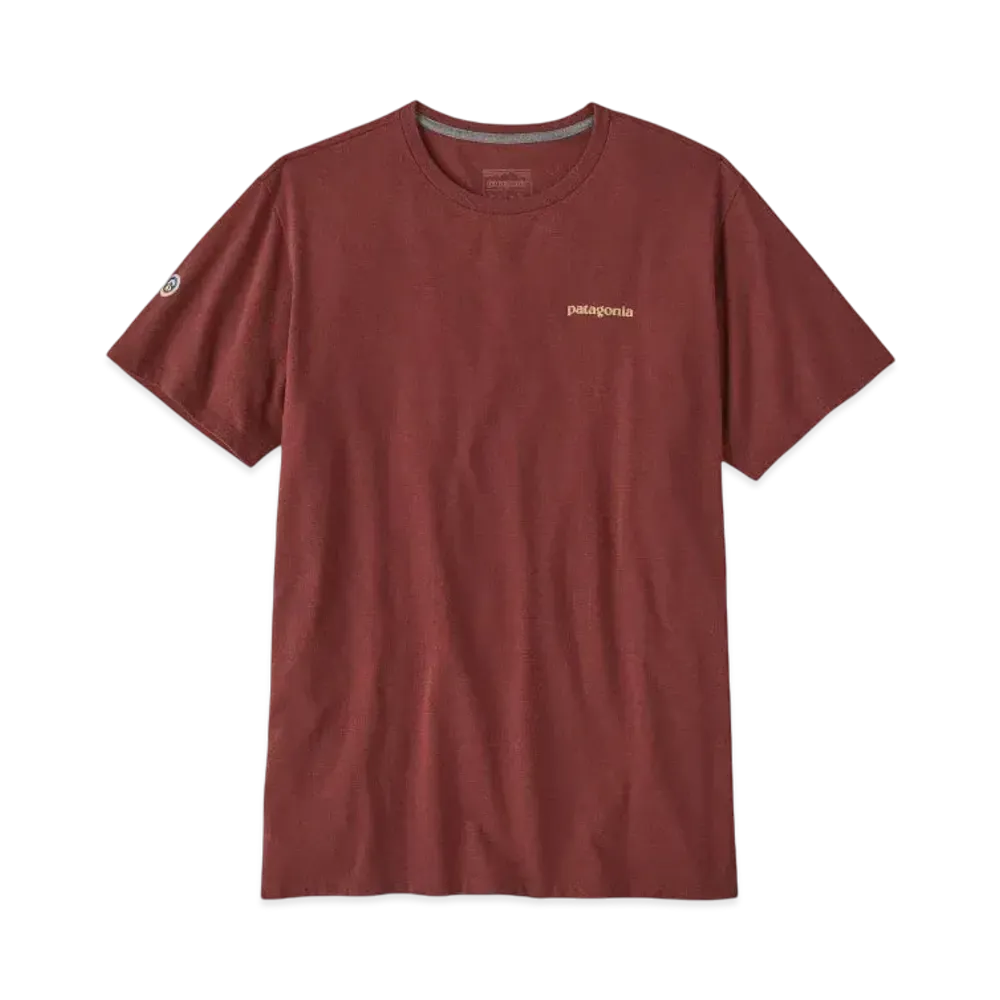 Patagonia Men's Fitzroy Icon Responsibili Tee "Red"