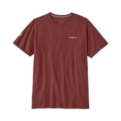 Patagonia Men's Fitzroy Icon Responsibili Tee "Red"