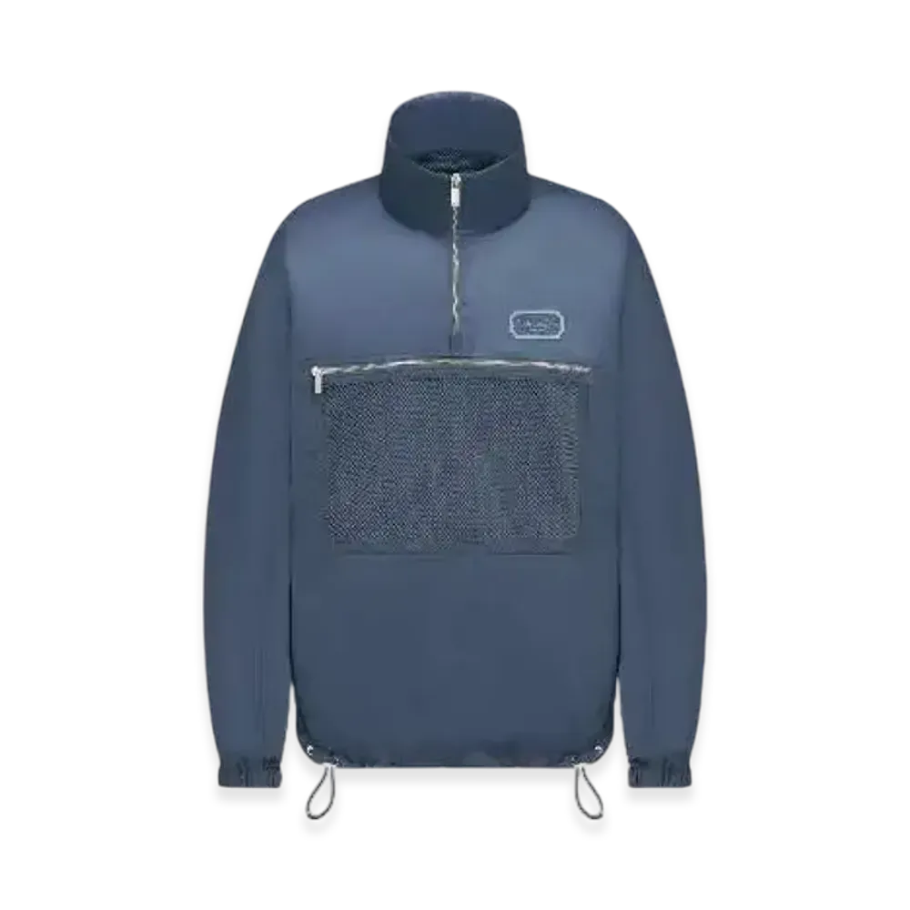 Dior Christian Dior Couture Technical Satin Anorak "Blue"