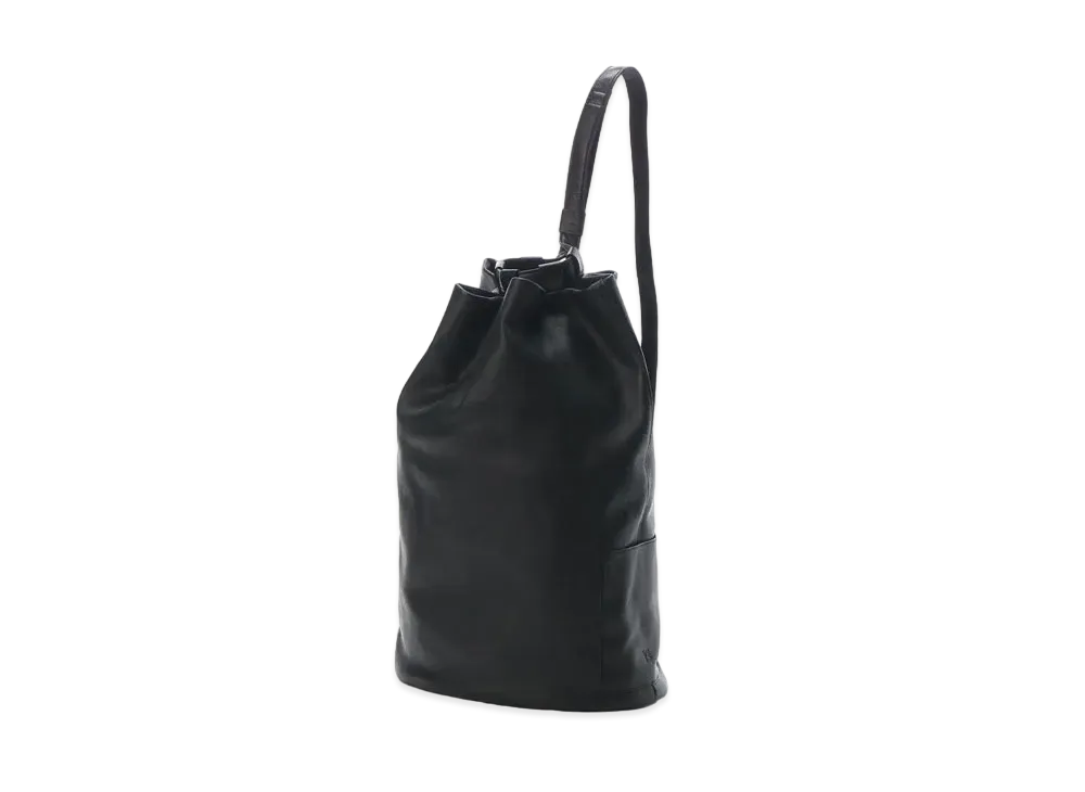 Yohji Yamamoto Y's SEMI GLOSS COMBI LEATHER BON SAC "Black"