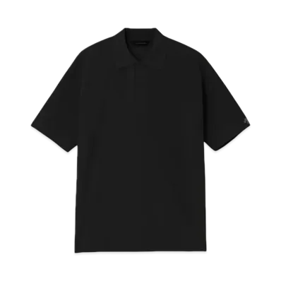 DESCENTE ALLTERRAIN Fusion Knit Polo Shirt "Black"