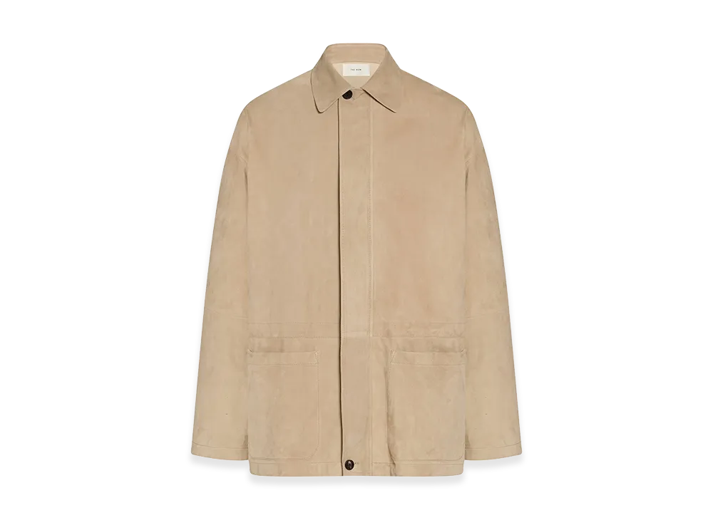 The Row Vilmo Suede Jacket "Cream"