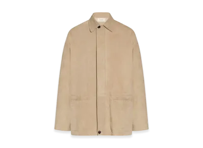The Row Vilmo Suede Jacket "Cream"
