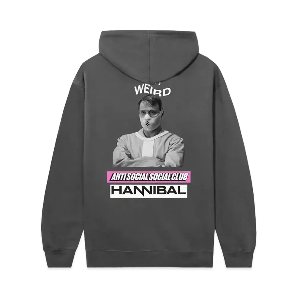 ANTI SOCIAL SOCIAL CLUB Hannibal Weird Hoodie "Charcoal"