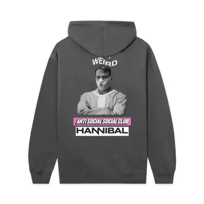 ANTI SOCIAL SOCIAL CLUB Hannibal Weird Hoodie "Charcoal"