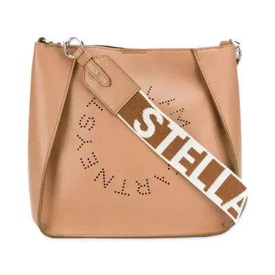 Stella McCartney Stella Logo Shoulder Bag "Camel"
