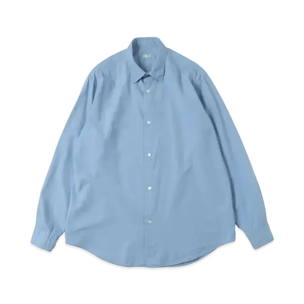 A.PRESSE Regular Collar Shirt "Indigo"