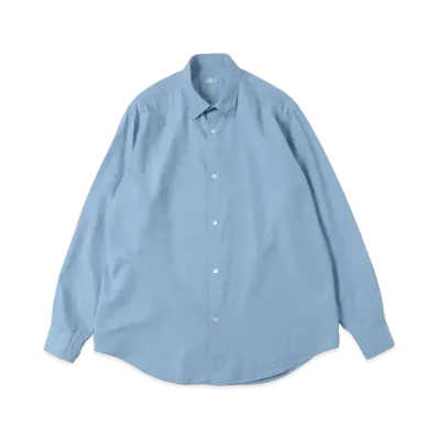 A.PRESSE Regular Collar Shirt "Indigo"