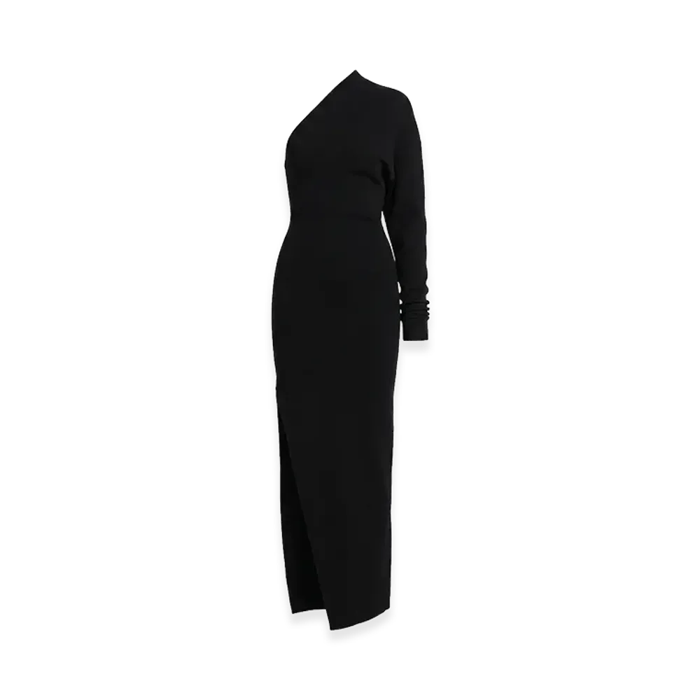 Rick Owens Women's One-Shoulder Dress "Black"