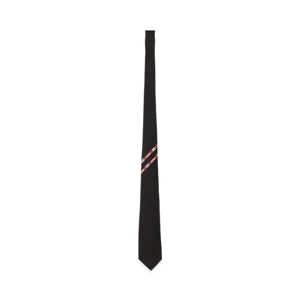 Yohji Yamamoto POUR HOMME Eshnic ST JQ Derby Tie A "Black"
