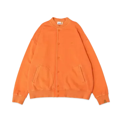Timberland Allgender Front Snap Sweat "Red Orange"