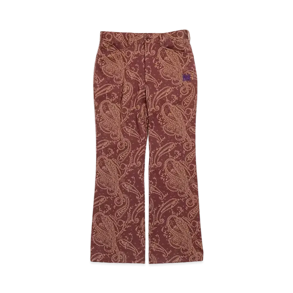 Needles BOOT-CUT STUDENT PANT - POLY JQ. "Paisley"