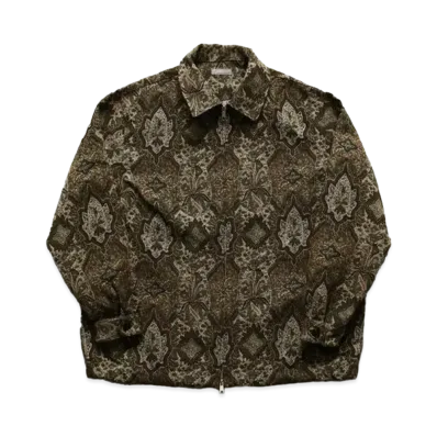 Art re A Vintage Gobelins Oversized Zip Blouson "Olive"