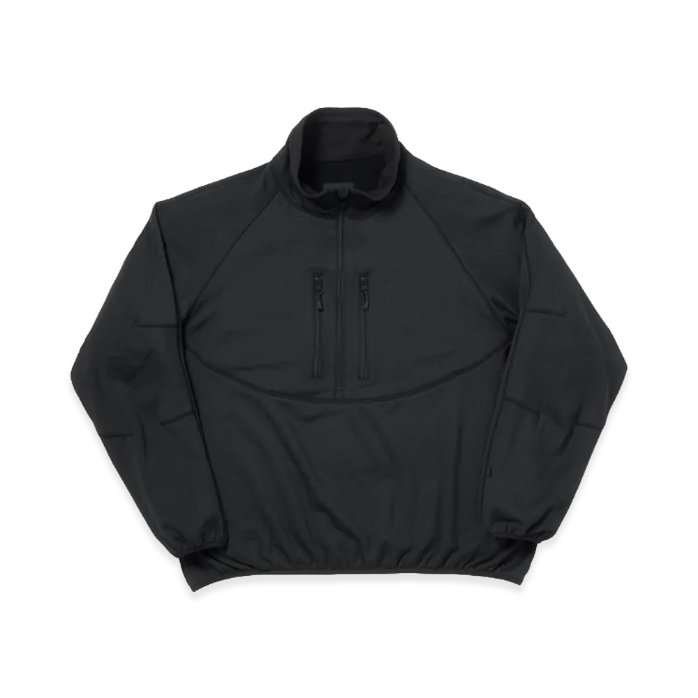DAIWA PIER39 Women's Tech Mil Fleece Jacket Pullover "Black"