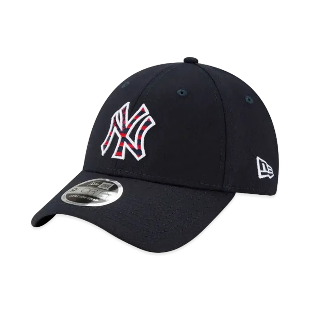 NEW ERA 9FORTY NEW YORK YANKEES 4TH OF JULY SNAPBACK ADJUSTABLE HAT "Navy"