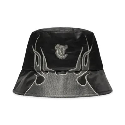 T.C.R BY TOUCHER FLAME NYLON BUCKET HAT "BLACK"